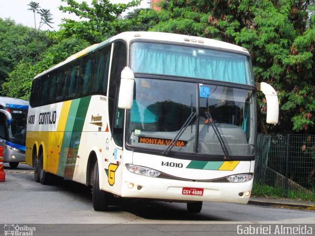 Empresa Gontijo de Transportes 14010 na cidade de São Paulo, São Paulo, Brasil, por Gabriel Almeida. Número da foto: #3814493.