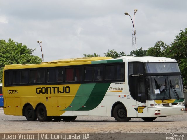 Empresa Gontijo de Transportes 15355 na cidade de Vitória da Conquista, Bahia, Brasil, por João Victor. ID da foto: 3814340.