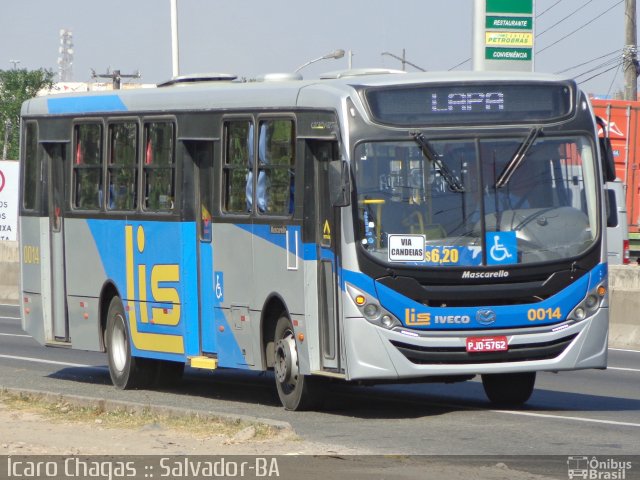Lis Transportes 0014 na cidade de Salvador, Bahia, Brasil, por Ícaro Chagas. Número da foto: #3813820.