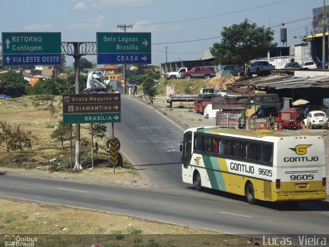 Empresa Gontijo de Transportes 9605 na cidade de Belo Horizonte, Minas Gerais, Brasil, por Lucas Vieira. ID da foto: 3813881.