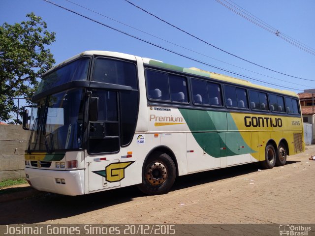 Empresa Gontijo de Transportes 15145 na cidade de Minas Novas, Minas Gerais, Brasil, por Josimar Gomes Simoes. ID da foto: 3855747.