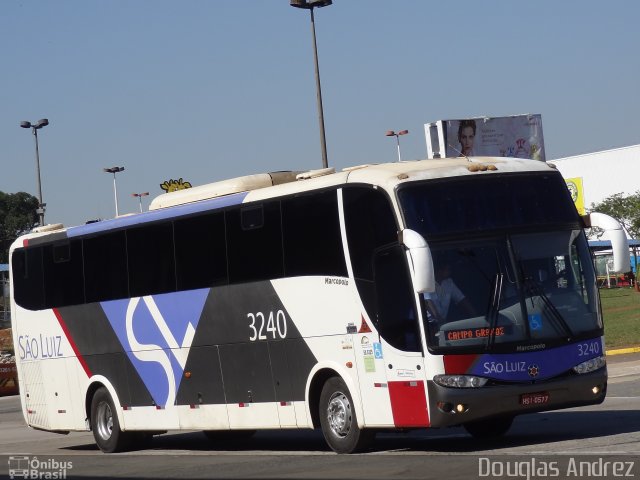 Viação São Luiz 3240 na cidade de Goiânia, Goiás, Brasil, por Douglas Andrez. Número da foto: #3854198.