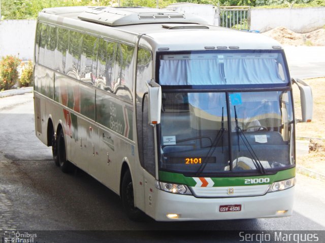 Cia. São Geraldo de Viação 21000 na cidade de Aracaju, Sergipe, Brasil, por Sergio Marques . ID da foto: 3854699.