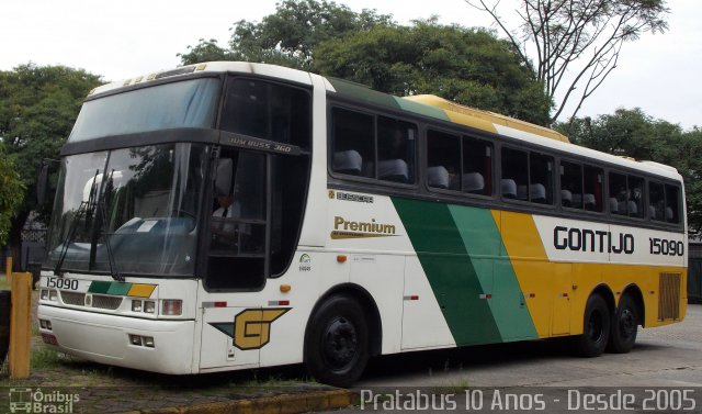 Empresa Gontijo de Transportes 15090 na cidade de São Paulo, São Paulo, Brasil, por Cristiano Soares da Silva. ID da foto: 3854837.