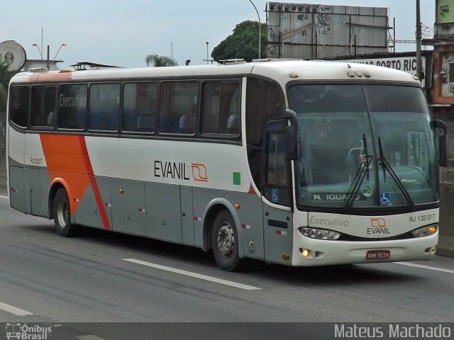Evanil Transportes e Turismo RJ 132.017 na cidade de Nova Iguaçu, Rio de Janeiro, Brasil, por Mateus Machado. Número da foto: #3854500.