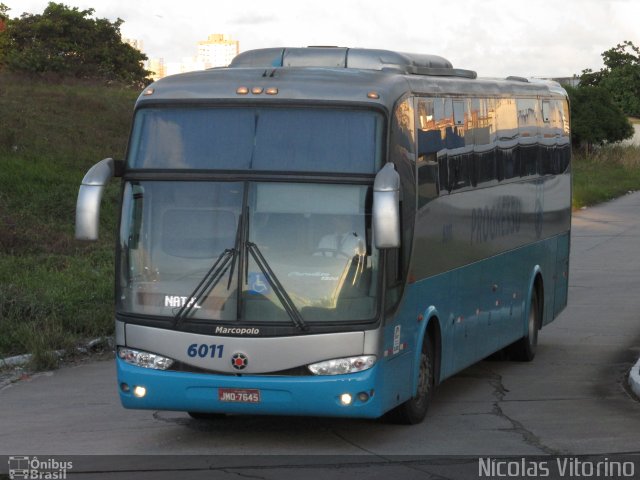 Auto Viação Progresso 6011 na cidade de Natal, Rio Grande do Norte, Brasil, por Nícolas Vitorino Lopes. Número da foto: #3854313.