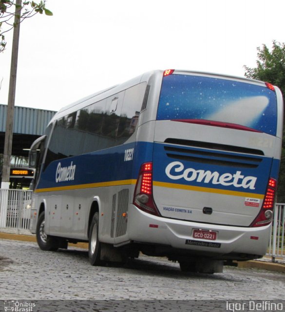 Viação Cometa 10221 na cidade de Juiz de Fora, Minas Gerais, Brasil, por Igor Delfino. Número da foto: #3854371.