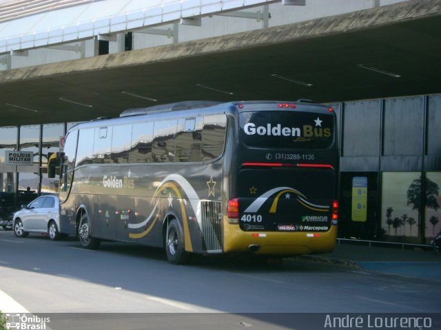 Golden Bus 4010 na cidade de Confins, Minas Gerais, Brasil, por André Lourenço de Freitas. ID da foto: 3853843.