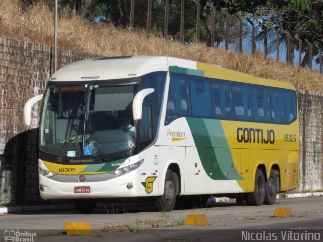 Empresa Gontijo de Transportes 18305 na cidade de Natal, Rio Grande do Norte, Brasil, por Nícolas Vitorino Lopes. ID da foto: 3854242.