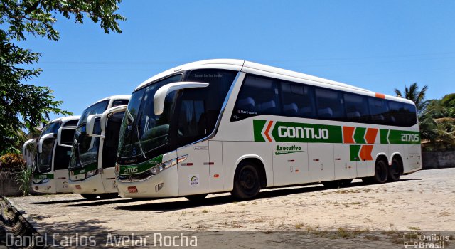Empresa Gontijo de Transportes 21705 na cidade de Piúma, Espírito Santo, Brasil, por Daniel Carlos  Avelar Rocha. Número da foto: #3855104.