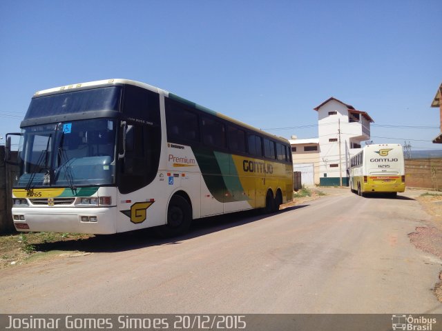 Empresa Gontijo de Transportes 15765 na cidade de Minas Novas, Minas Gerais, Brasil, por Josimar Gomes Simoes. Número da foto: #3855759.