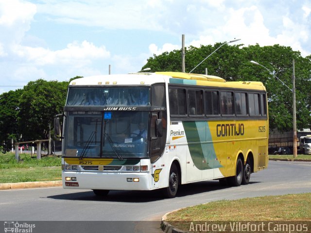 Empresa Gontijo de Transportes 15215 na cidade de Pirapora, Minas Gerais, Brasil, por Andrew Campos. ID da foto: 3856607.