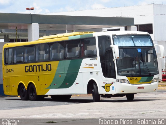 Empresa Gontijo de Transportes 12425 na cidade de Goiânia, Goiás, Brasil, por Fabrício  Francisco Pires. Número da foto: #3857725.