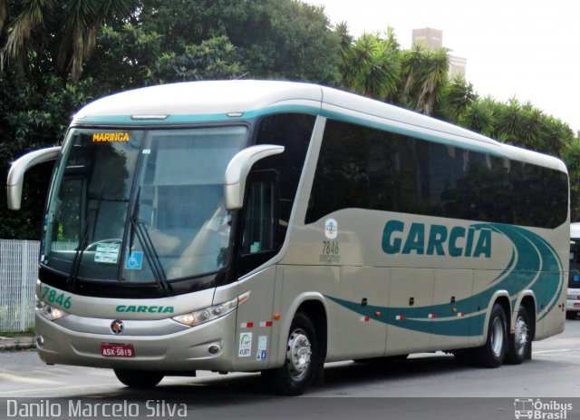 Viação Garcia 7846 na cidade de Curitiba, Paraná, Brasil, por Danilo Marcelo Silva. Número da foto: #3858380.