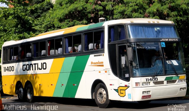 Empresa Gontijo de Transportes 11400 na cidade de São Paulo, São Paulo, Brasil, por Matheus Henrique. Número da foto: #3857267.