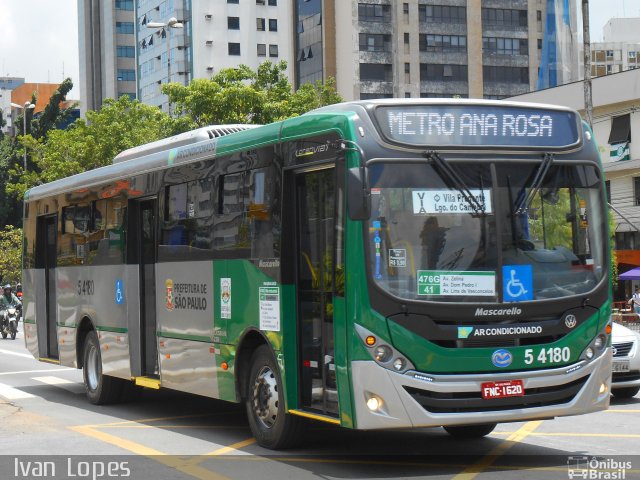 Imperial Transportes 5 4180 na cidade de São Paulo, São Paulo, Brasil, por Ivan da Silva Lopes. Número da foto: #3857969.