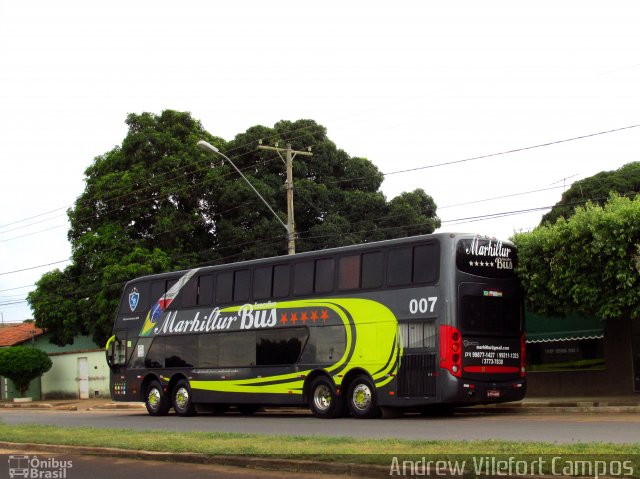 Marhiltur Bus 007 na cidade de Pirapora, Minas Gerais, Brasil, por Andrew Campos. ID da foto: 3856653.