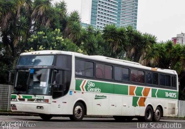 Cia. São Geraldo de Viação 11405 na cidade de Curitiba, Paraná, Brasil, por Luiz Scarabotto . ID da foto: 3857033.