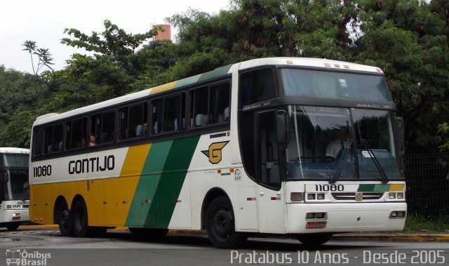 Empresa Gontijo de Transportes 11080 na cidade de São Paulo, São Paulo, Brasil, por Cristiano Soares da Silva. ID da foto: 3858095.