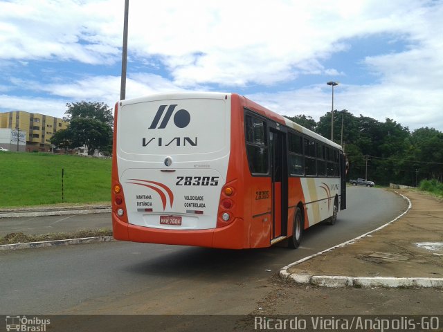 VIAN - Viação Anapolina VIAN na cidade de Anápolis, Goiás, Brasil, por Ricardo Vieira. Número da foto: #3856347.