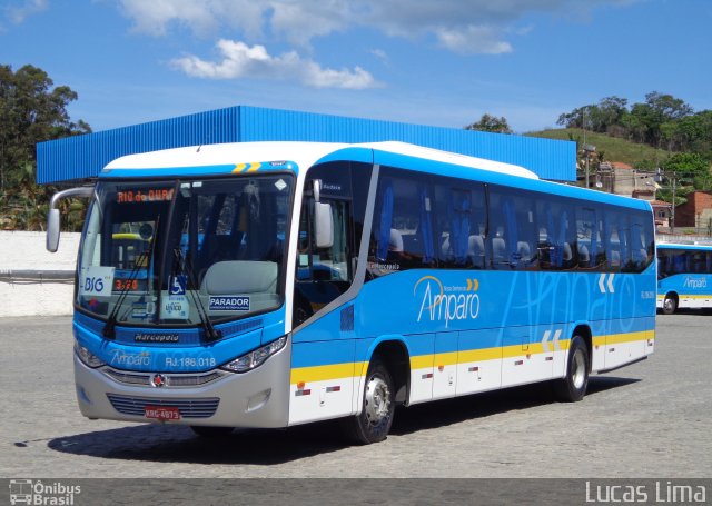 Viação Nossa Senhora do Amparo RJ 186.018 na cidade de Maricá, Rio de Janeiro, Brasil, por Lucas Lima. Número da foto: #3858203.