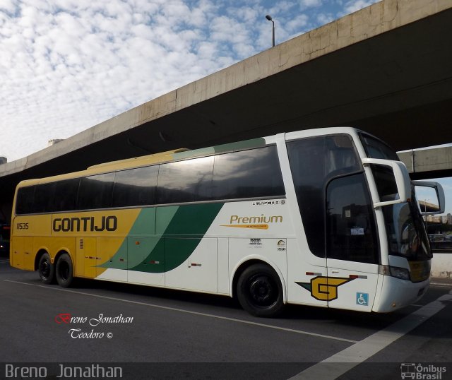 Empresa Gontijo de Transportes 11535 na cidade de Belo Horizonte, Minas Gerais, Brasil, por Breno  Jonathan. ID da foto: 3857231.