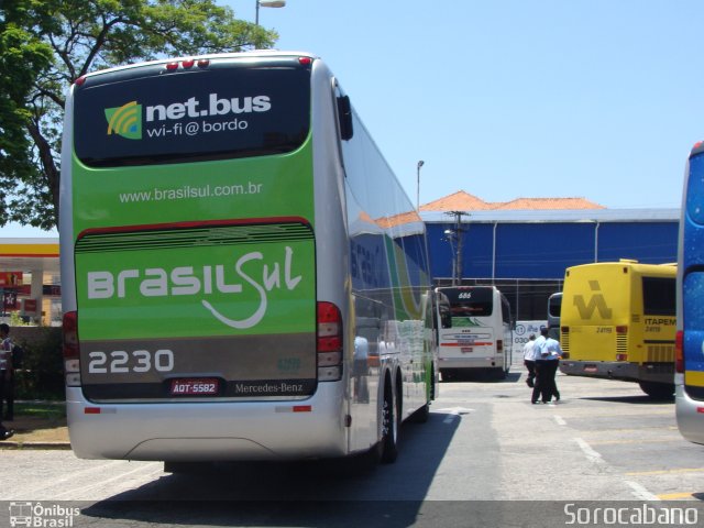 Brasil Sul Linhas Rodoviárias 2230 na cidade de Sorocaba, São Paulo, Brasil, por Elias  Junior. ID da foto: 3859216.