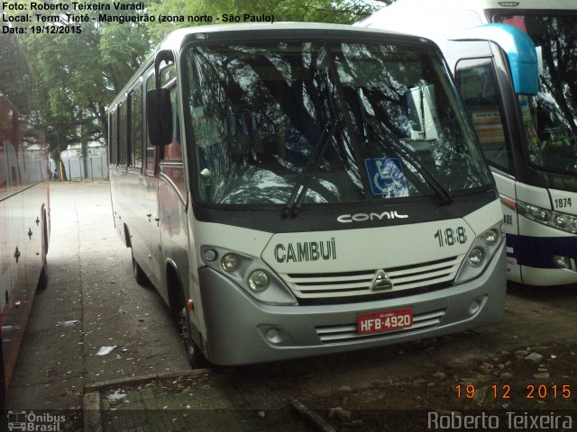 Auto Viação Cambuí 188 na cidade de São Paulo, São Paulo, Brasil, por Roberto Teixeira. ID da foto: 3860195.