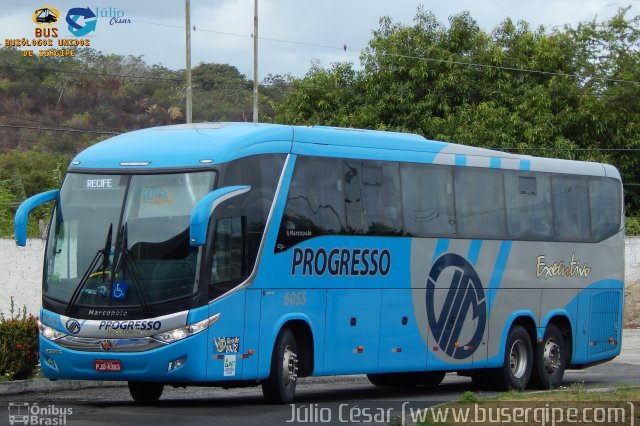 Auto Viação Progresso 6055 na cidade de Aracaju, Sergipe, Brasil, por Julio Cesar  Barbosa Martins. Número da foto: #3859717.