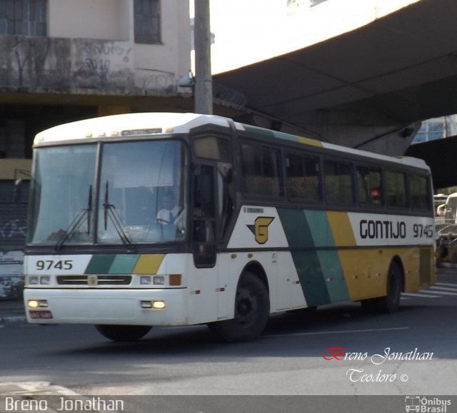 Empresa Gontijo de Transportes 9745 na cidade de Belo Horizonte, Minas Gerais, Brasil, por Breno  Jonathan. ID da foto: 3860351.