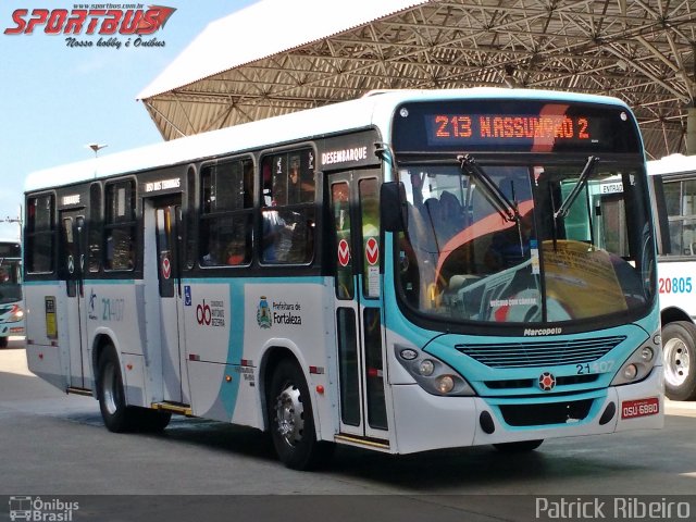 Aliança Transportes Urbanos 21407 na cidade de Fortaleza, Ceará, Brasil, por Patrick Ribeiro. ID da foto: 3860014.