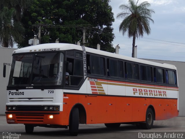 Viação Paraúna 720 na cidade de Goiânia, Goiás, Brasil, por Douglas Andrez. ID da foto: 3861779.