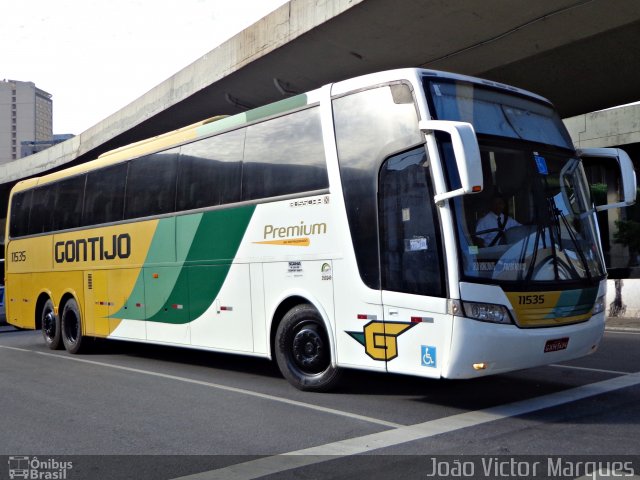 Empresa Gontijo de Transportes 11535 na cidade de Belo Horizonte, Minas Gerais, Brasil, por João Victor Marques. ID da foto: 3861958.