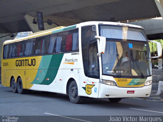 Empresa Gontijo de Transportes 12265 na cidade de Belo Horizonte, Minas Gerais, Brasil, por João Victor Marques. ID da foto: 3861939.