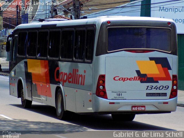 Transportes Capellini 13409 na cidade de Jundiaí, São Paulo, Brasil, por Gabriel Giacomin de Lima. Número da foto: #3863207.