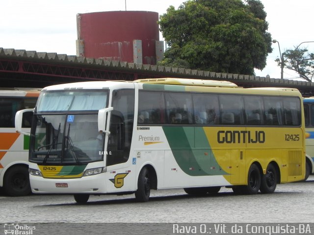 Empresa Gontijo de Transportes 12425 na cidade de Vitória da Conquista, Bahia, Brasil, por Rava Ogawa. ID da foto: 3861882.