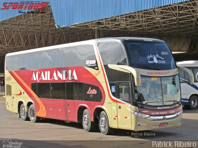 Viação Açailândia 6009 na cidade de São Luís, Maranhão, Brasil, por Patrick Ribeiro. ID da foto: 3865037.