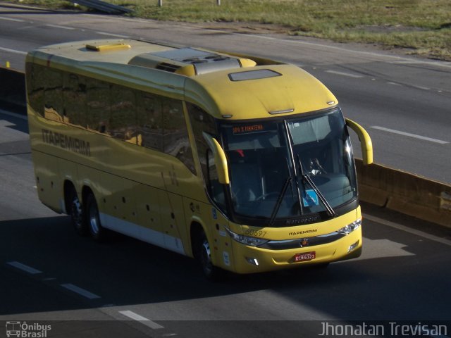 Viação Itapemirim 60697 na cidade de Lavrinhas, São Paulo, Brasil, por Jhonatan Diego da Silva Trevisan. ID da foto: 3865980.