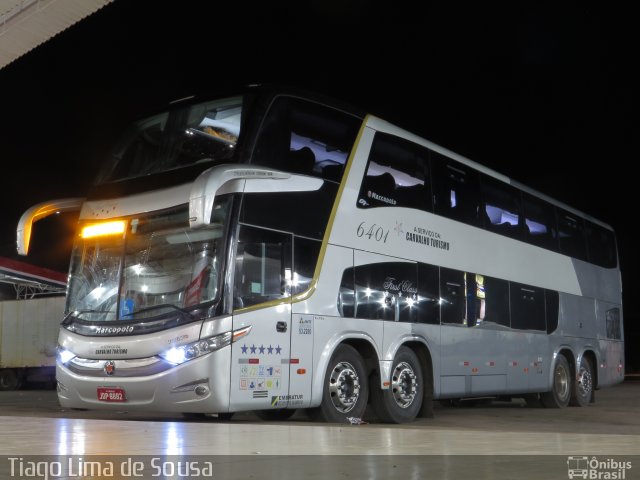 Expresso Vila Rica 6401 na cidade de Pirapora, Minas Gerais, Brasil, por Tiago Lima de Sousa. Número da foto: #3864414.
