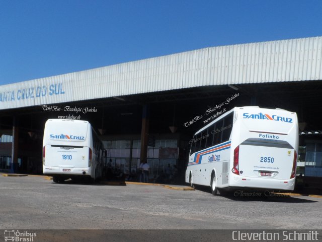 VUSC - Viação União Santa Cruz 2850 na cidade de Santa Cruz do Sul, Rio Grande do Sul, Brasil, por Cleverton Schmitt. Número da foto: #3866154.
