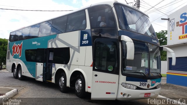 Auto Viação 1001 3959 na cidade de Santo Antônio de Pádua, Rio de Janeiro, Brasil, por Felipe França. Número da foto: #3864045.