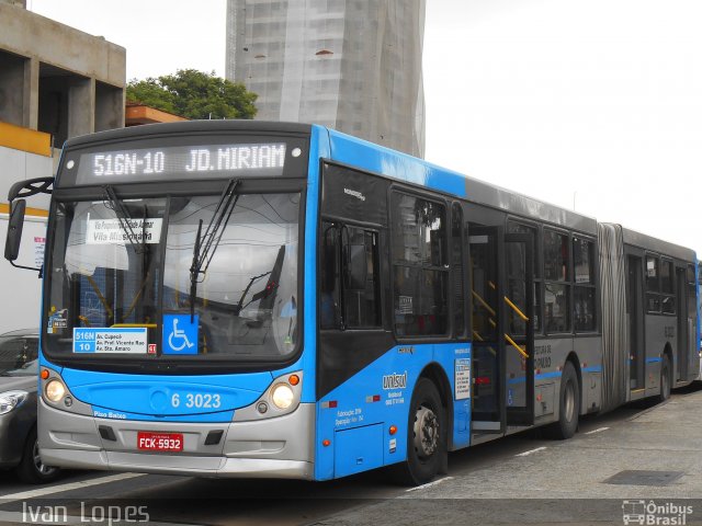 Viação Paratodos > São Jorge > Metropolitana São Paulo > Mobibrasil 6 3023 na cidade de São Paulo, São Paulo, Brasil, por Ivan da Silva Lopes. Número da foto: #3866359.
