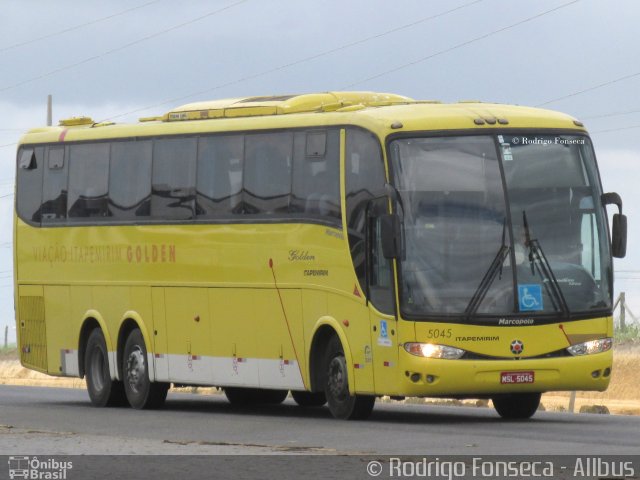 Viação Itapemirim 5045 na cidade de Messias, Alagoas, Brasil, por Rodrigo Fonseca. ID da foto: 3865294.