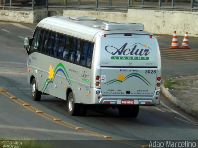 Actur Viagens 3028 na cidade de Belo Horizonte, Minas Gerais, Brasil, por Adão Raimundo Marcelino. ID da foto: 3865947.