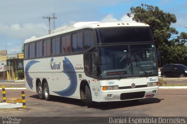 Citral Transporte e Turismo 1801 na cidade de Tramandaí, Rio Grande do Sul, Brasil, por Daniel Espindola Dorneles. Número da foto: #3867146.