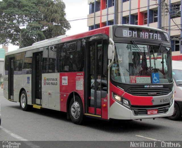 Allibus Transportes 4 5453 na cidade de São Paulo, São Paulo, Brasil, por Nerilton F.  ônibus. Número da foto: #3867082.