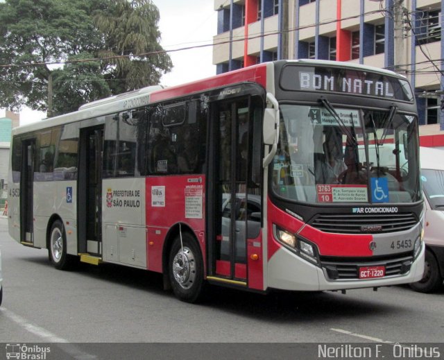 Allibus Transportes 4 5453 na cidade de São Paulo, São Paulo, Brasil, por Nerilton F.  ônibus. ID da foto: 3867082.