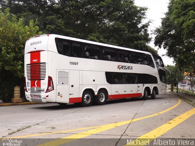 Kaissara - Viação Caiçara 15507 na cidade de São Paulo, São Paulo, Brasil, por Michael  Alberto Vieira. Número da foto: #3867410.