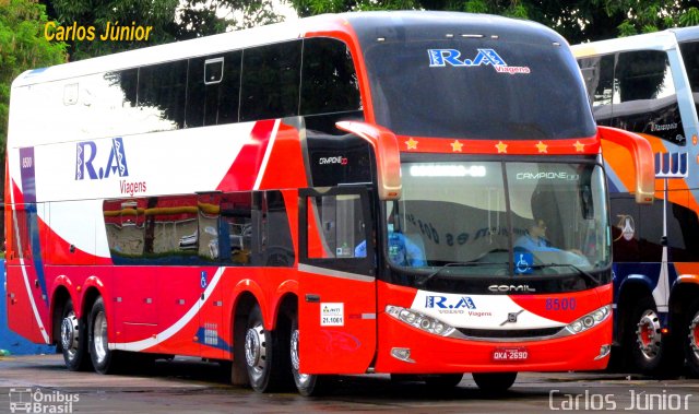 R.A. Viagens 8500 na cidade de Goiânia, Goiás, Brasil, por Carlos Júnior. Número da foto: #3866917.