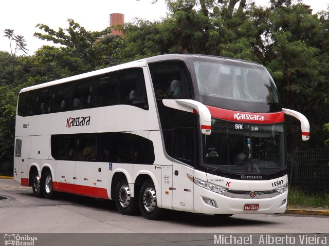 Kaissara - Viação Caiçara 15507 na cidade de São Paulo, São Paulo, Brasil, por Michael  Alberto Vieira. Número da foto: #3867415.